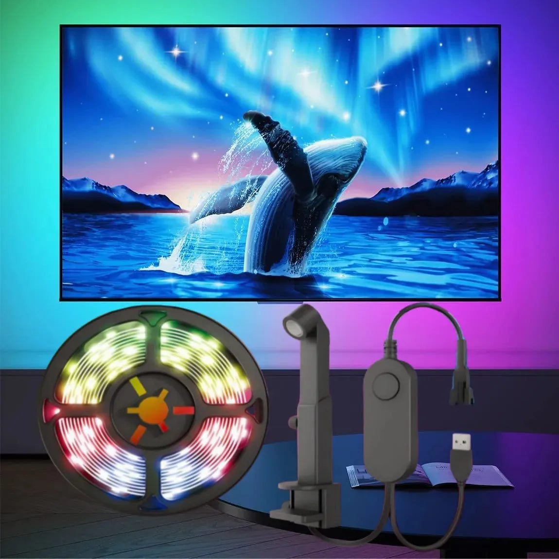 Controller, USB cable and strip reel